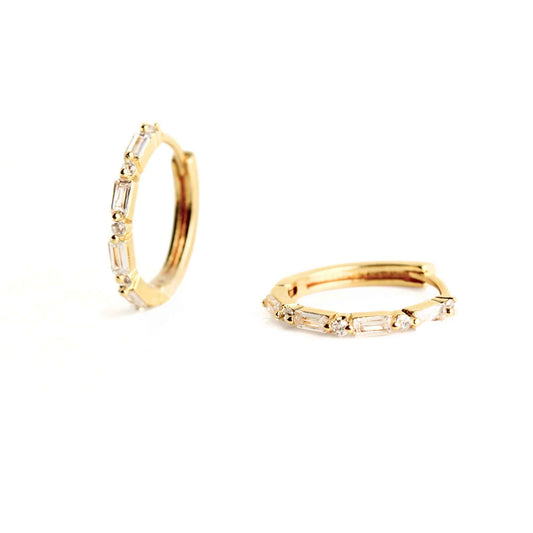 חישוק מיני זירקון שקוף נוצץ