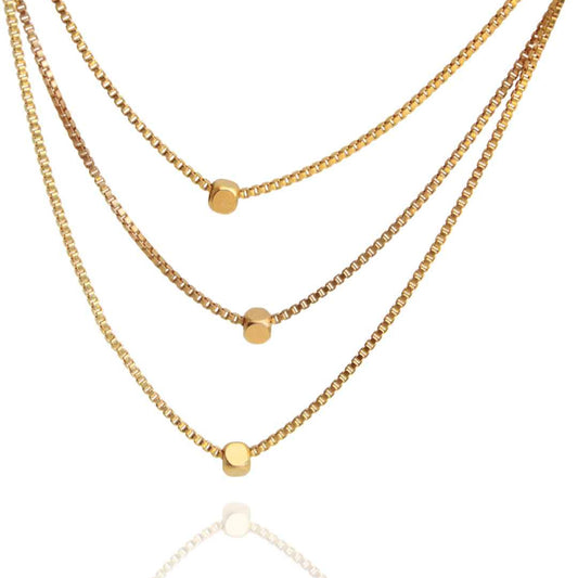 שרשרת זהב שכבות