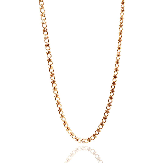 שרשרת זהב בייסיק בטקסטורה