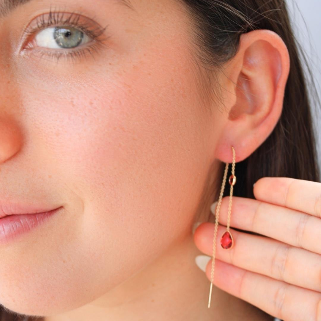 עגילי טיפה בשלל צבעים