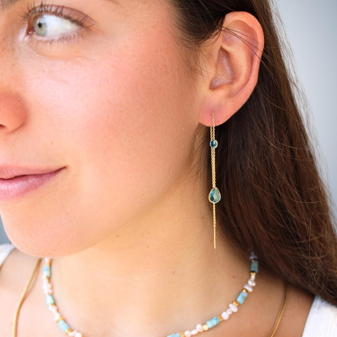 עגילי טיפה בשלל צבעים