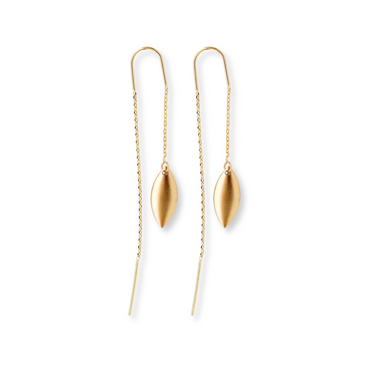 עגילי עלה תלויים קלילים / ליף