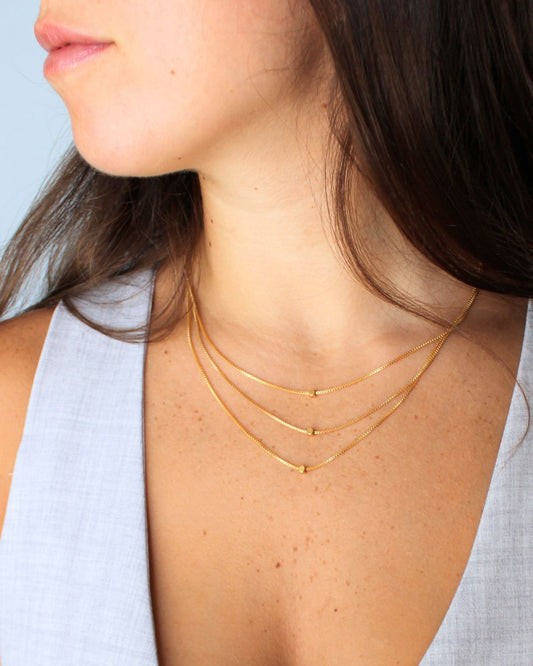 שרשרת ליה בשלוש שכבות