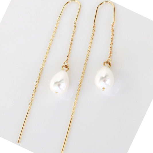 עגילי פנינה לנשף