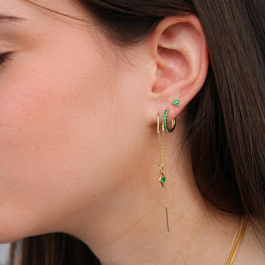 עגילים ל3 חורים