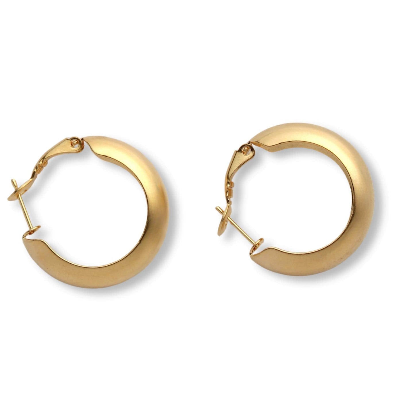 עגילי חישוק נפוחים גדולים