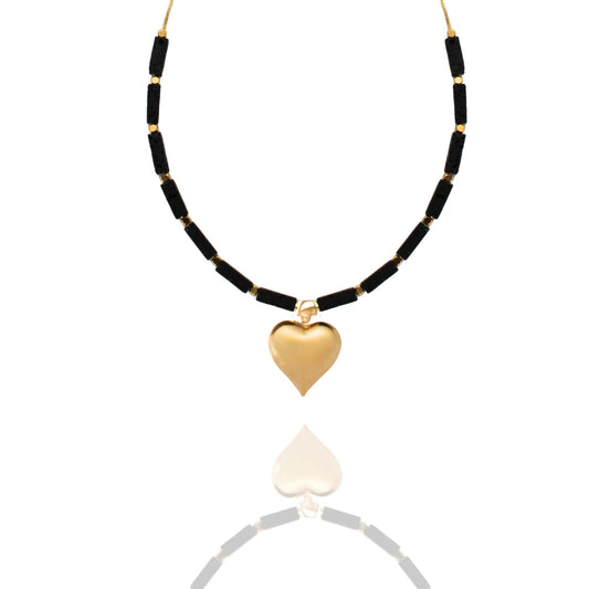 שרשרת לב זהב