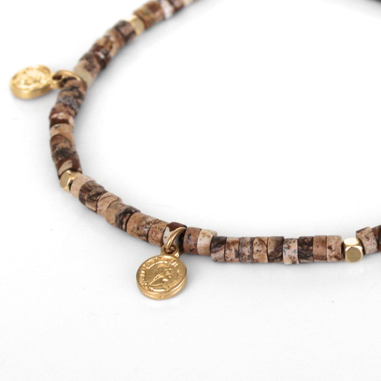 צמיד רגל עם מטבעות