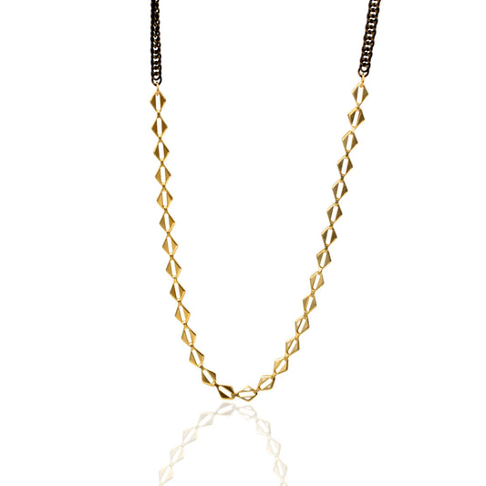 שרשרת שחור זהב