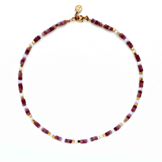 שרשרת איה - פנינים וחרוזי צדף